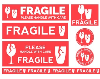 Printable FRAGILE Sticker Template for Your 30 per page Label Etsy Printable FRAGILE Sticker Template for Your 30 per page Label Etsy