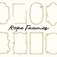 Western Rope Frames Set3 Digital Clip Art by Awesomescrapper - High ...