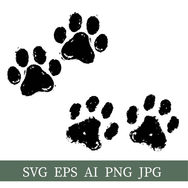 Dog Footprints - Etsy