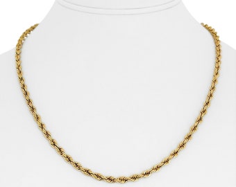 4mm Rope Chain - Etsy