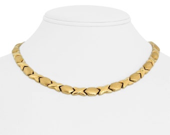 14k Yellow Gold 30.4g Ladies 7mm Hugs 