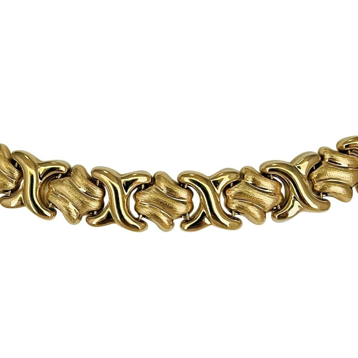 14k Yellow Gold 42g Ladies Milor 11mm Fancy Link Chain | Etsy