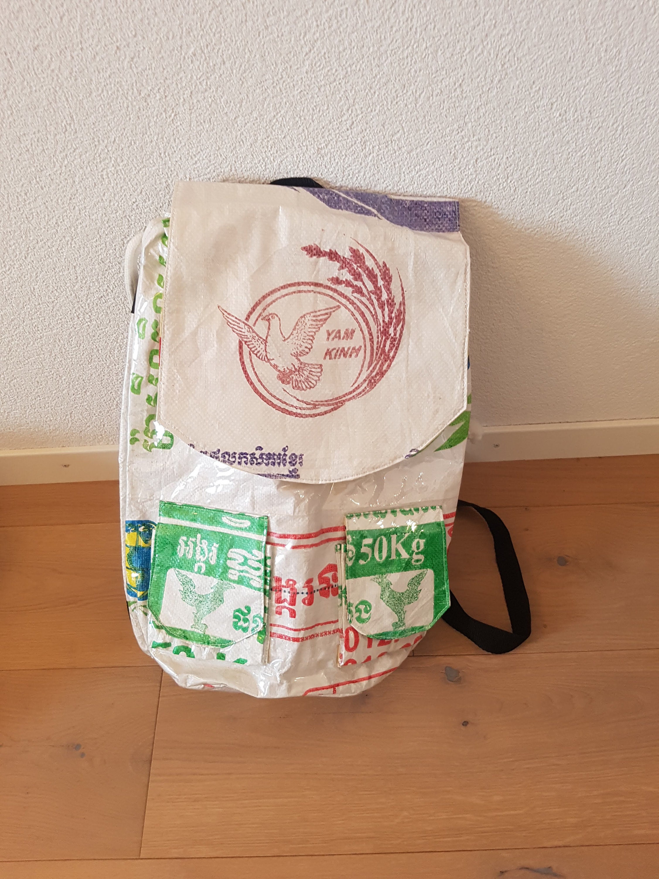 Recycled backpackassociationupcycling luggage travel Etsy