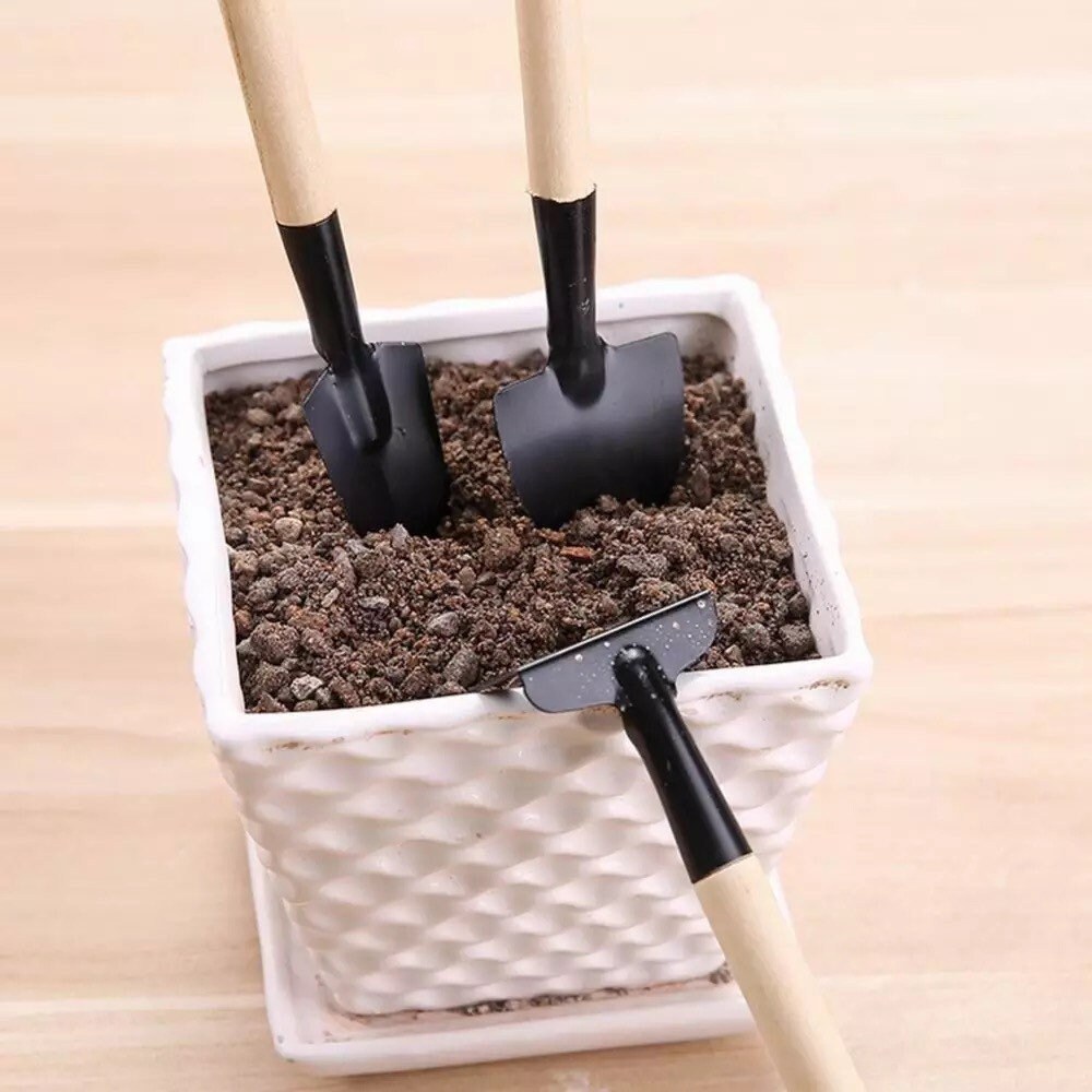 Mini Pot Plant Gardening Tools Set Etsy