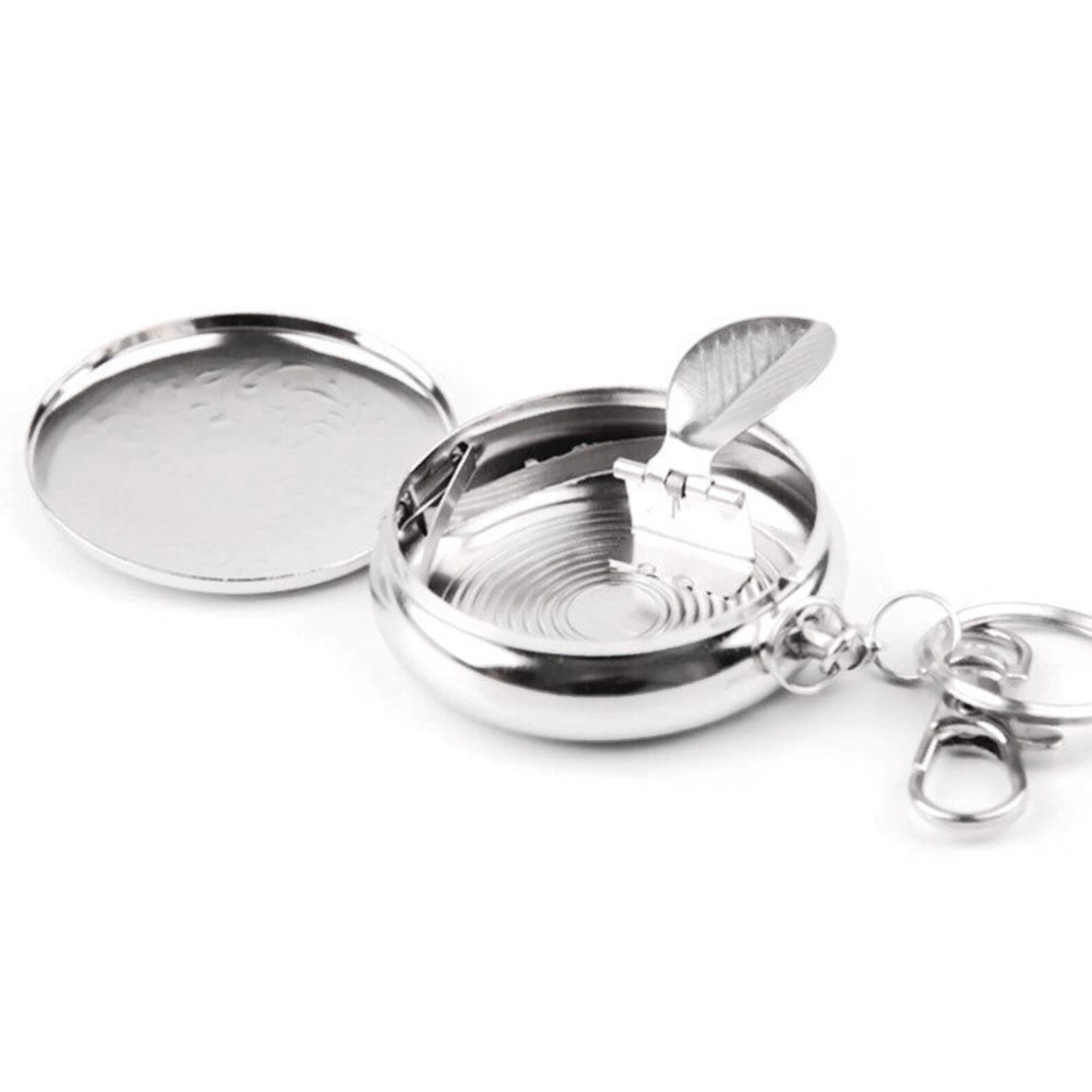 Metal Portable Ashtray Keyring Stainless Steel Etsy