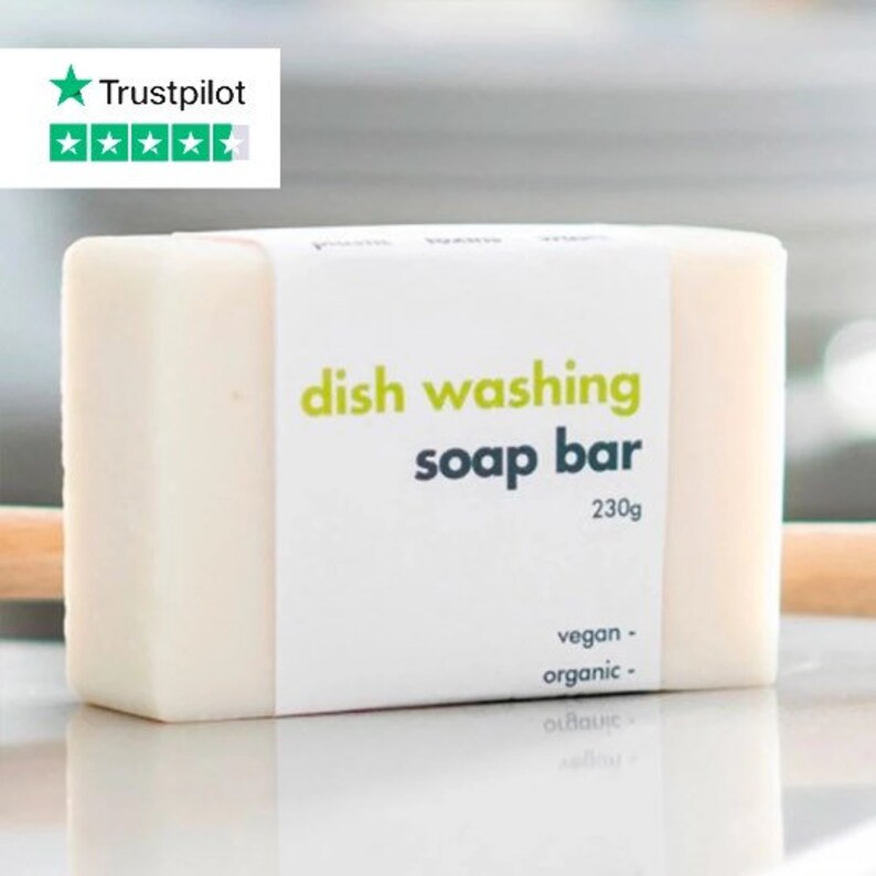 Dish Washing Soap Bar 6 Months Supply 100 Natural & Organic Etsy