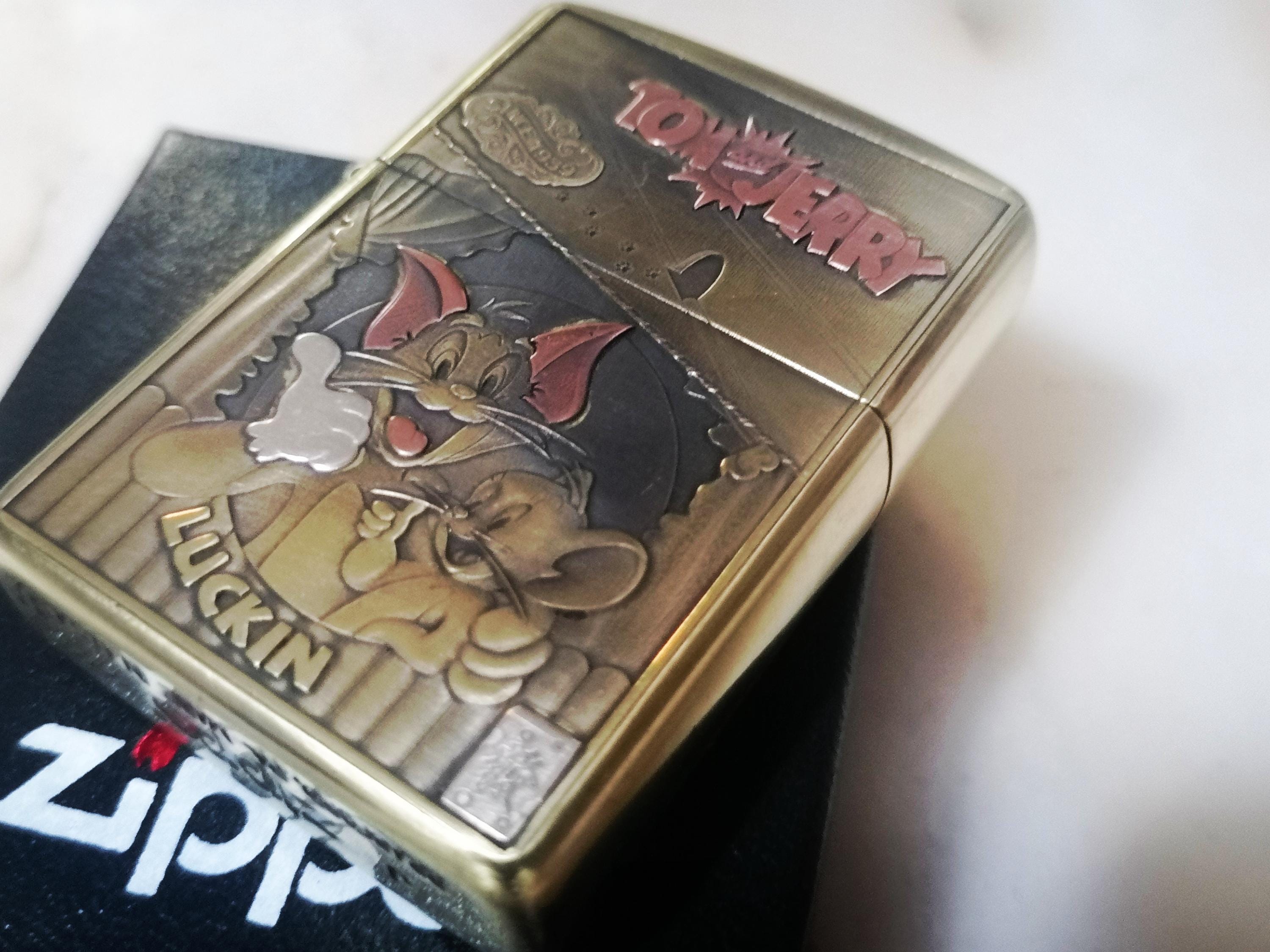 Zippo Tom & Jerry Latão Nova Coleção - Etsy UK