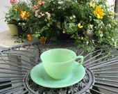 American Fire King Jane Lei Cup Saucer 1 set
