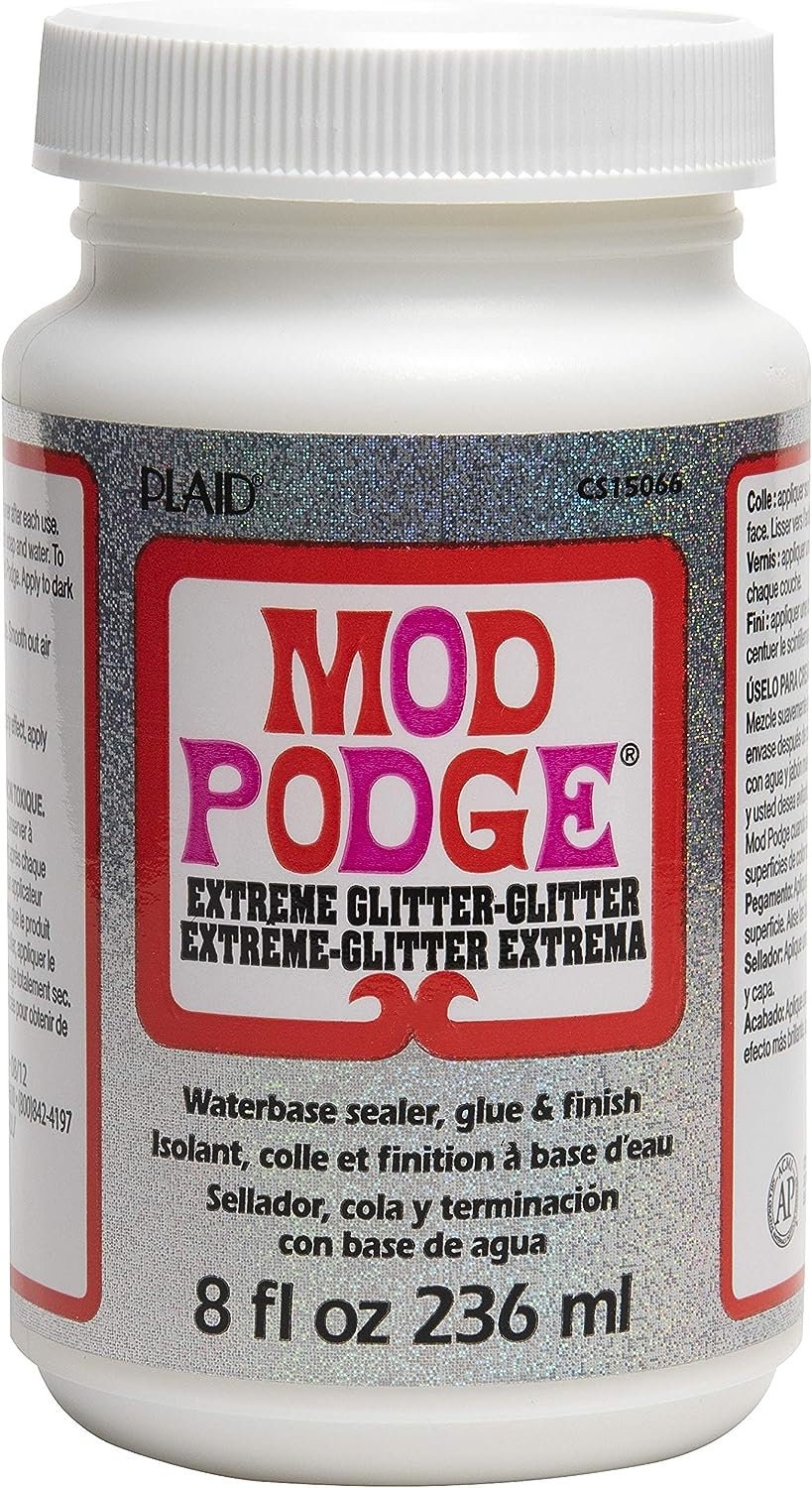 Mod Podge 8oz, Glue Sealant, Craft Adhesive, 236ml Mod Podge, Outdoor or  Mega Glitter, Waterbase Sealer, Craft Supplies, UK Seller 