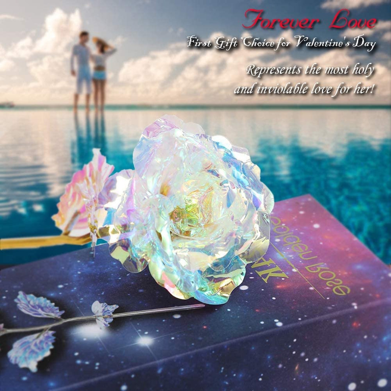 Galaxy Rose Flower Gift Artificial Galaxy Rose Flower Etsy