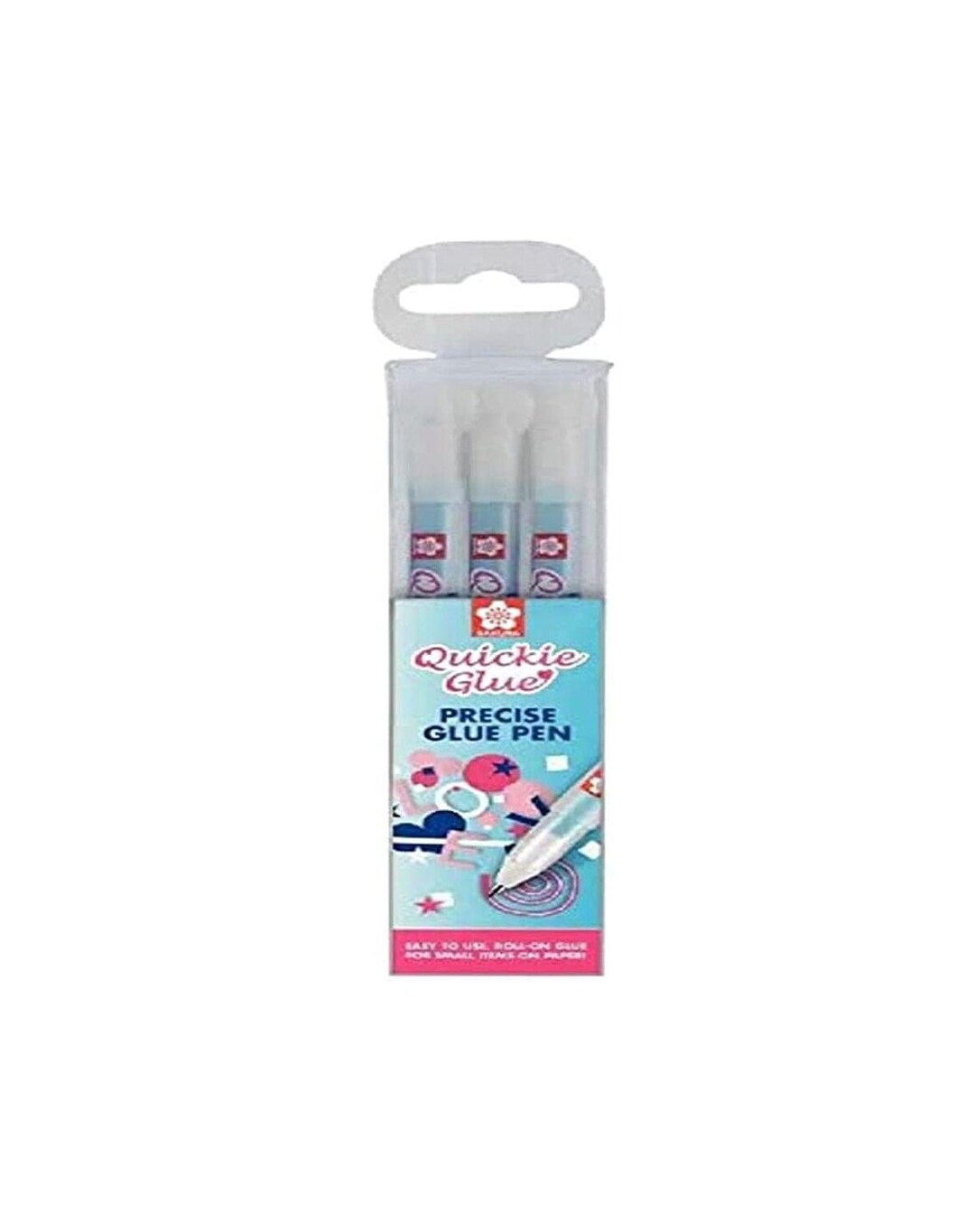 PENNA SAKURA GELLY MEDIUM 0,4 MM SET 3 PEZZI BIANCO