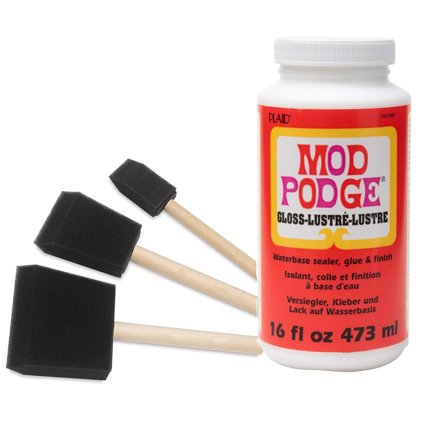 Plaid Mod Podge Medium Formulas Gloss, 16 oz., 2/Pack (2PK-CS11202