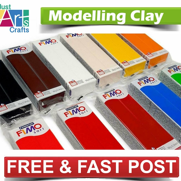 New fimo soft 454g polymer modelling oven bake clay - 10 colours to choose from