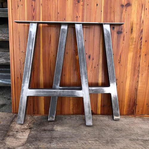 Bar Height Legs A Frame Metal Legs Set of 2 42 Etsy