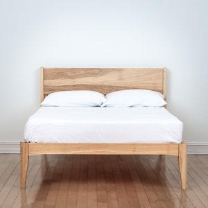 Upton Platform Bed - Premium American Hardwood Frame - Handmade from Ash Lumber in North Carolina