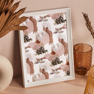 Tea Time | Gallery Wall Print | Printable Wall Decor | Wall Art | Illustration | Downloadable