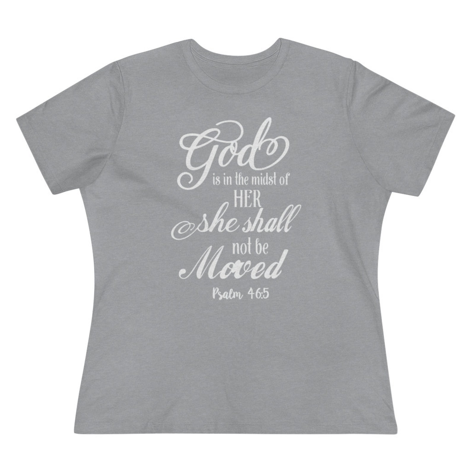 God is in the Midst of Her She Shall Not Be Moved Womens - Etsy