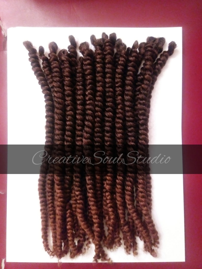 100 11 Inch Pre Twisted Spring Twist Crochet Hair Nubian Etsy