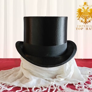 【オープニング大セール】 特大シルクトップハット、サイズ 日本 Etsy - 60 | 3/8 7 帽子