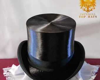 未使用のアンティークシルクトップハット、サイズ7 5/8 UK | 62 - Etsy