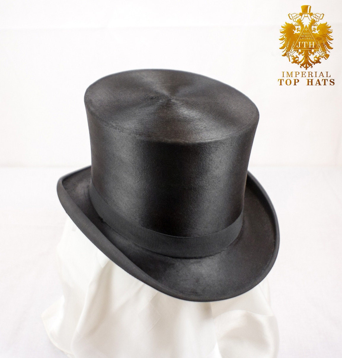 Extra Large Silk Top Hat Size 7 3/8 60 Etsy