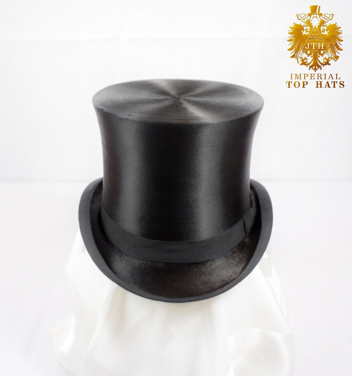 Stunning Extra Large Silk Top Hat Size 7 3/8 60 Etsy