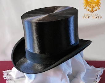未使用のアンティークシルクトップハット、サイズ7 5/8 UK | 62 - Etsy