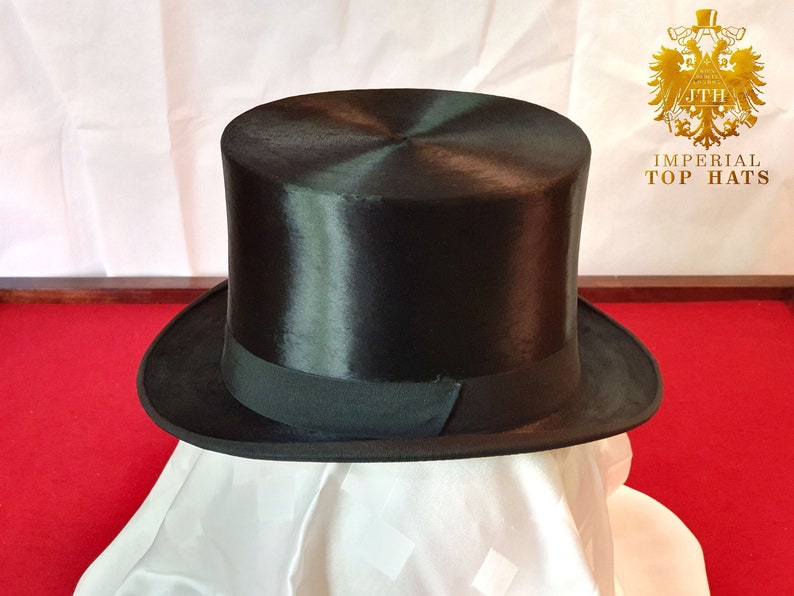 Extralarge Silk Top Hat, Size 7 3/8 60 Etsy