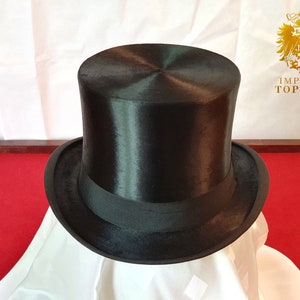 Extra-Large Silk Top Hat, Size 7 3/8 | 60