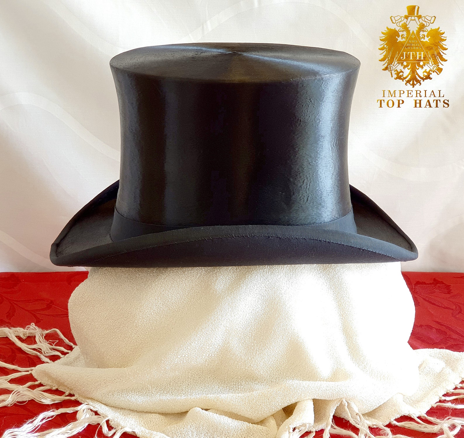 Extratall Extralarge Edwardian Silk Top Hat Size 7 3/8 UK Etsy UK