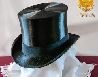 New Large Antique Silk Top Hat, Size 7 1/4 - 7 3/8 UK | 59.5 - Etsy