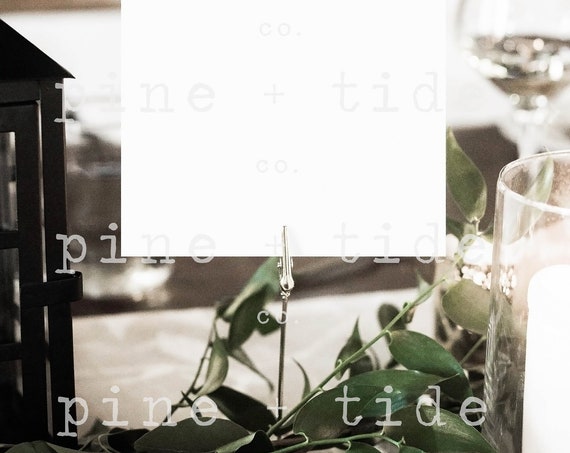 Wedding Table Number Mockup 5 X 7 Portrait
