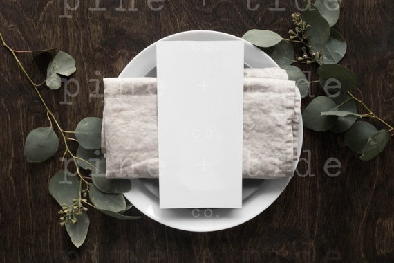 4x8 Menu Card Mockup Wedding Menu Mockup Styled Free Iphone X Mockups For 19 Psd Sketch