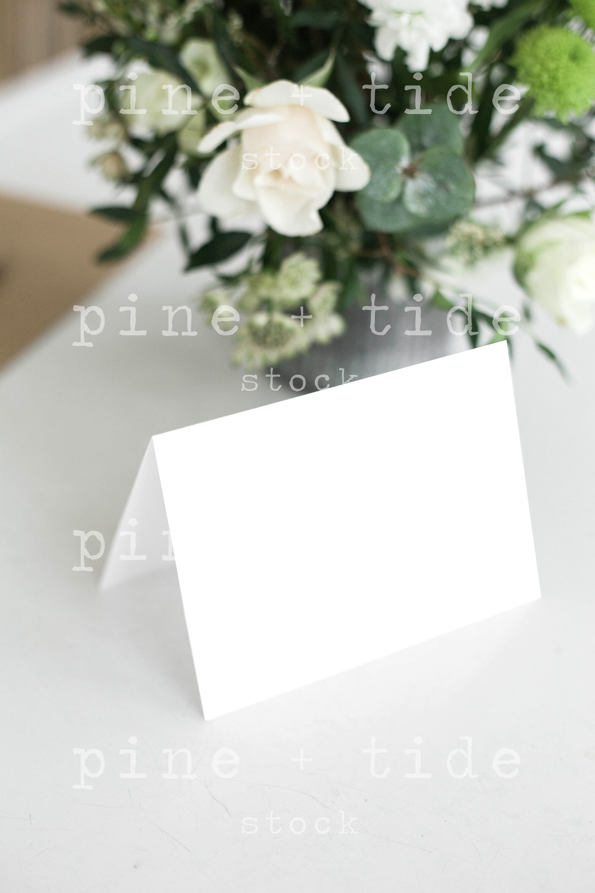 Blank Card Mockup Wedding Invitation Mockup Greeting Card Etsy