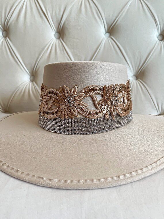 Bridal Collection Luxury Boater Hat THE 