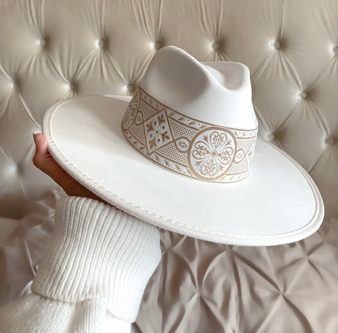 Fedora Hat “chloe” in Pure White - Etsy display picture 3