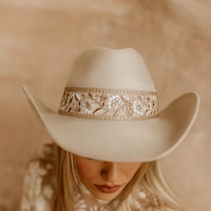 Cowgirl hat “Jolene” in ivory