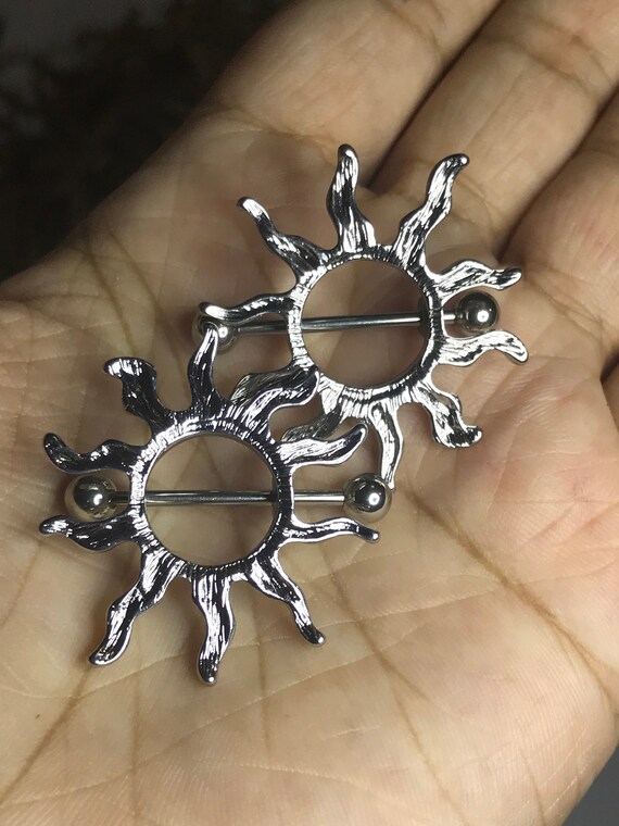 Sun on sale nipple ring