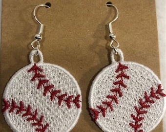 Baseball Earring, Sport Earring, Baseball mom, Softball Earring