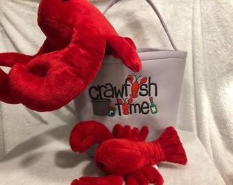 Father&#39;s Day gift, Mother&#39;s Day gift, Crawfish Plush, Crawfish boil, Cajun Crawfish, Gift for her, gift for him, Lobster Plush, gift for Dad