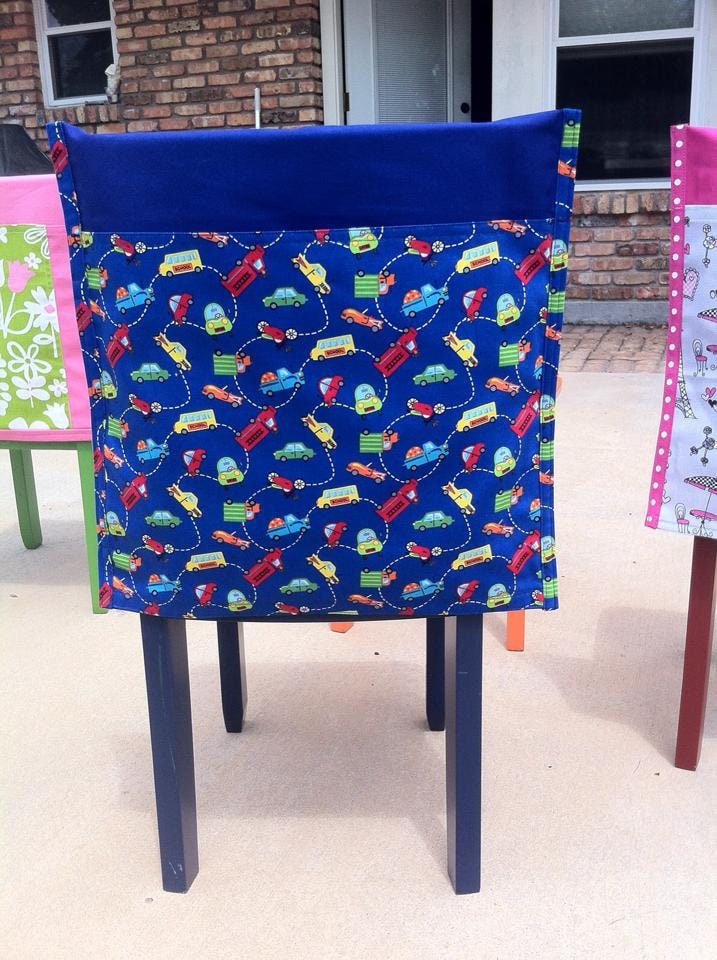 Seat Pocket Boy themed, Chair pocket, Chair bag, Seat Pocket for Preschool, boy, personalized, Dinosaur, trucks