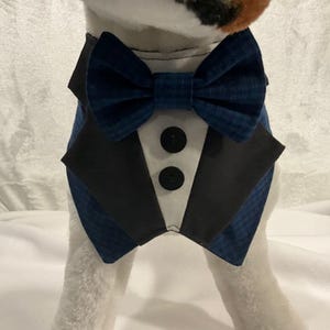 Handmade Dog Tuxedo – Unique Formal Wear for Pets – Hearts and Paws Collection