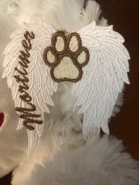 Valentino sweatshirt with embroidered angel wings hotsell