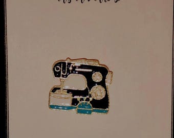 Sewing Machine Pin | Badge | Seamstress | Fashion Designer | Sewing Gifts | Quilting | Crafter | Artist