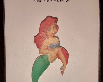 Mermaid Brooch | Pin | Badge | Ariel | Artist
