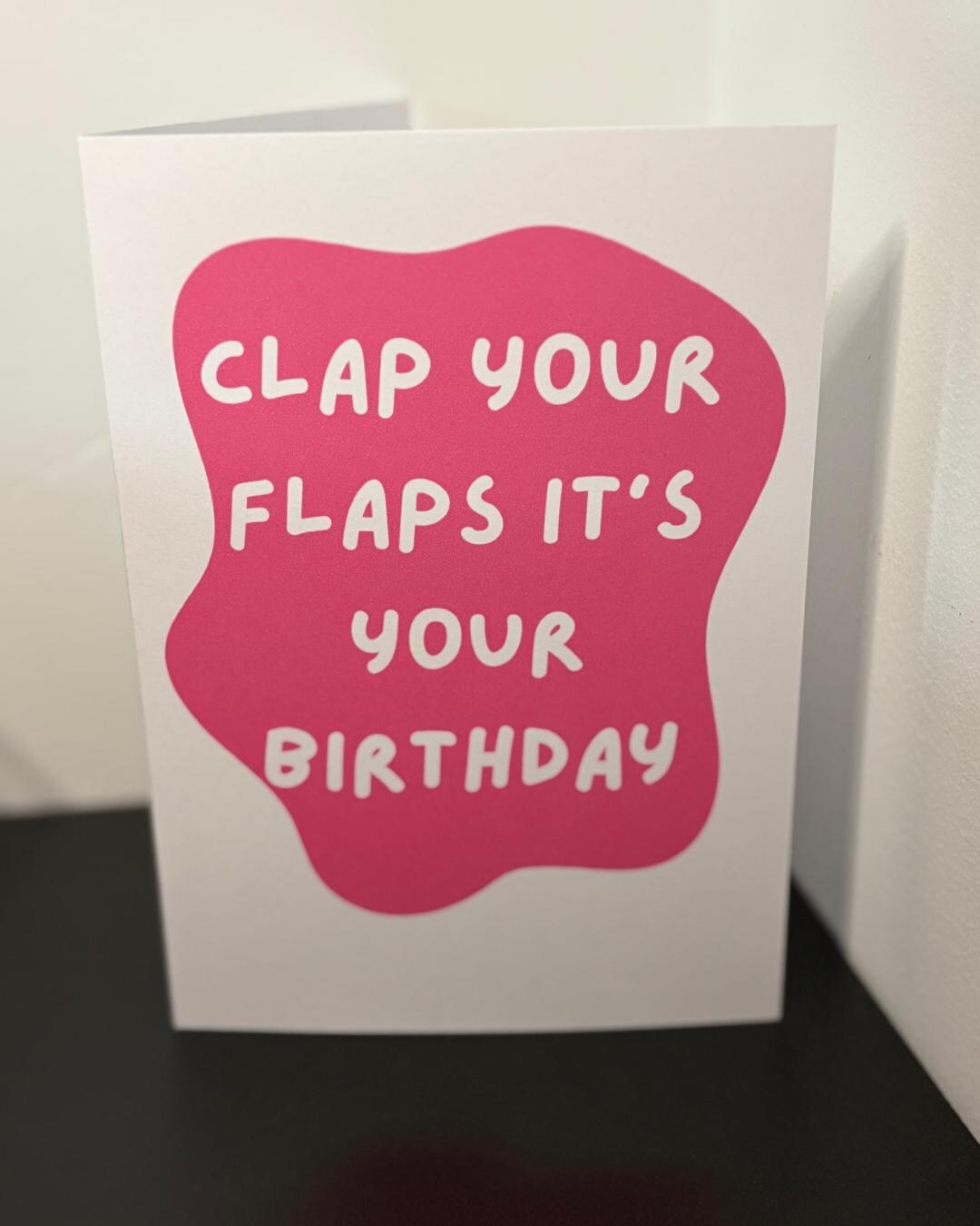 Funny Birthday Card: Clap Your Flaps - Cheeky Greeting Card - Etsy
