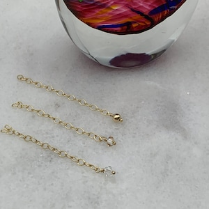 14K Gold Filled Necklace Extenders