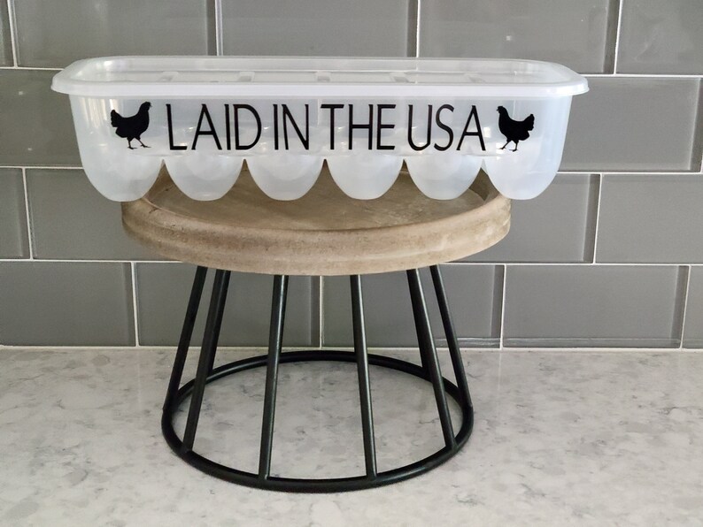 FUNNY EGG CARTONS reusable plastic egg cartons fun phrases Rise & Shine Mother Cluckers Laid in the usa Just Got Laid funny egg cartons image 5