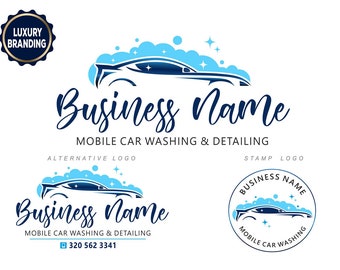 Car Wash Logo Etsy