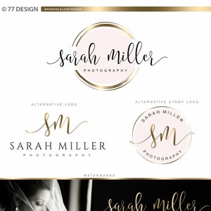 Photography logo package, Premade logo set, Branding Kit, Fancy logo design, Watermark, Custom business package, Photo Logo package 071